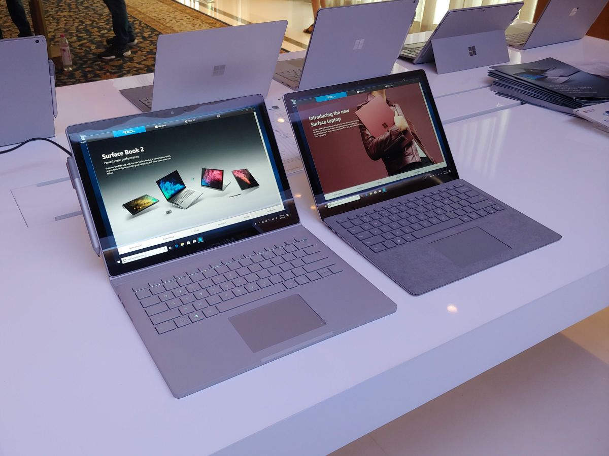 Microsoft Surface Laptop and Surface Book 2: First ...