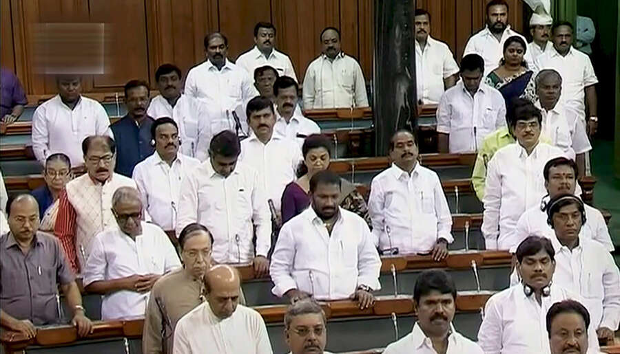 Parliament adjourned to mark Karunanidhi's demise