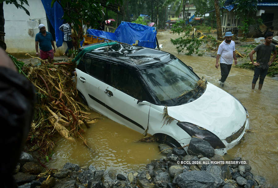 Heavy rains leave a trail of destruction in Kerala