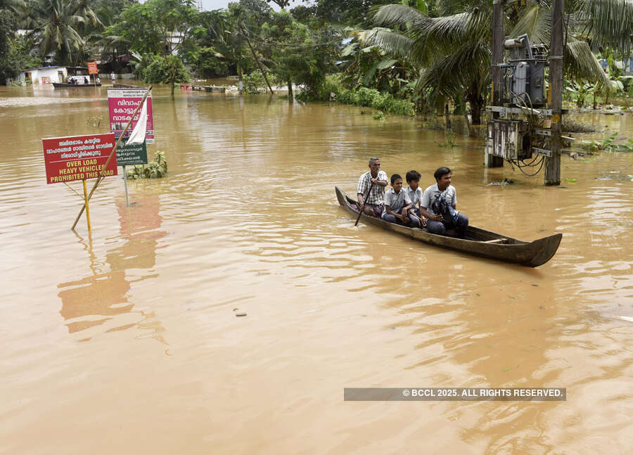 Heavy rains leave a trail of destruction in Kerala