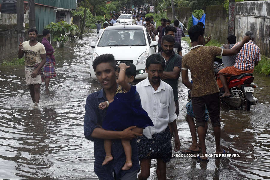 Heavy rains leave a trail of destruction in Kerala