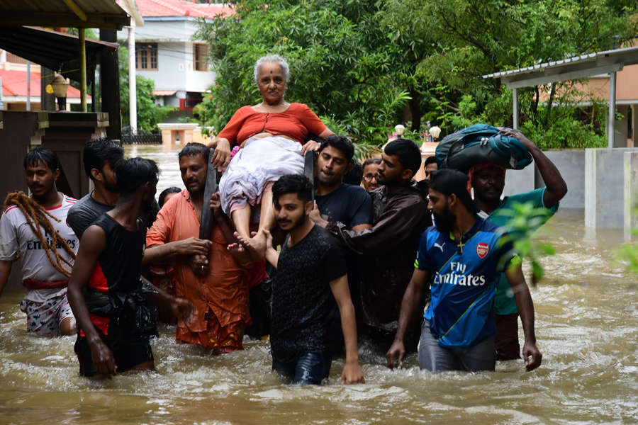 Heavy rains leave a trail of destruction in Kerala