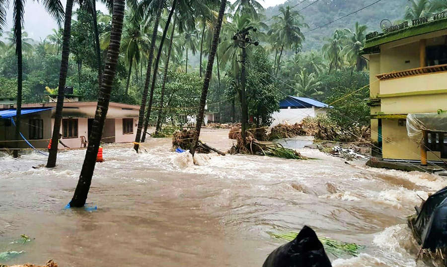 Heavy rains leave a trail of destruction in Kerala