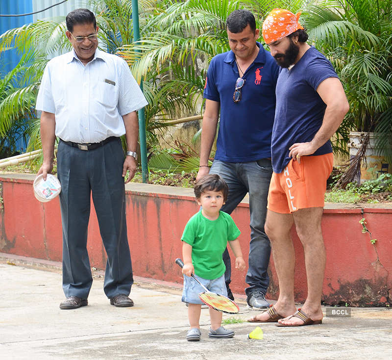 Adorable pictures from little Taimur Ali Khan's birthday celebration