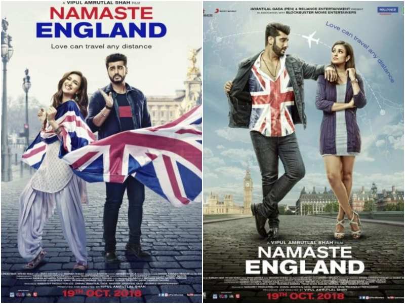 'Namaste England' posters: Arjun Kapoor and Parineeti Chopra's love knows no distance