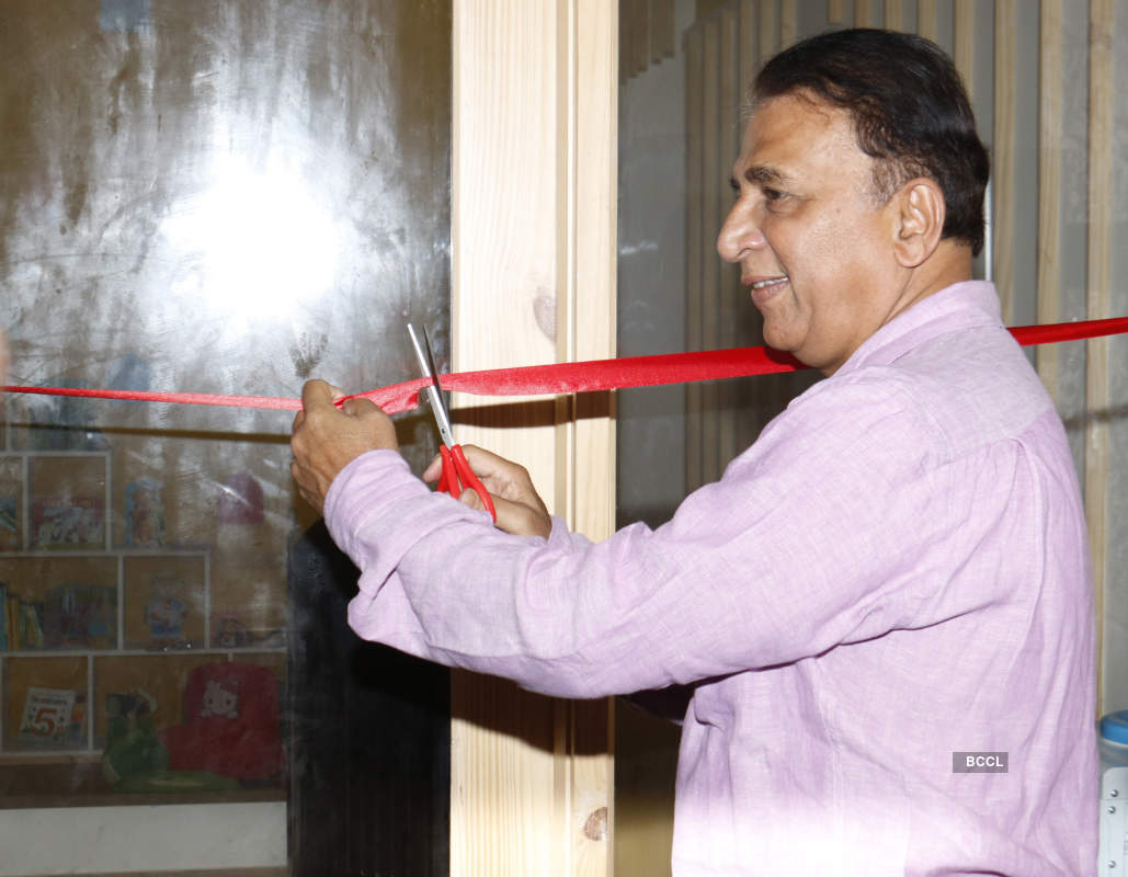 Sunil Gavaskar and Subhash Ghai inaugurate a preschool