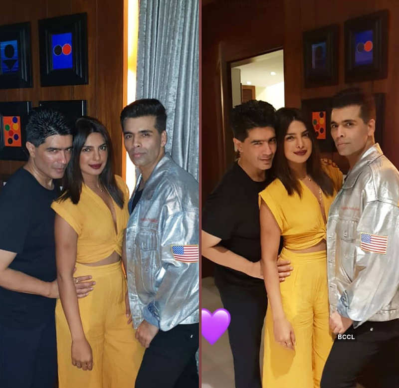 Inside pictures from Manish Malhotra’s party, Priyanka Chopra flaunts her engagement ring