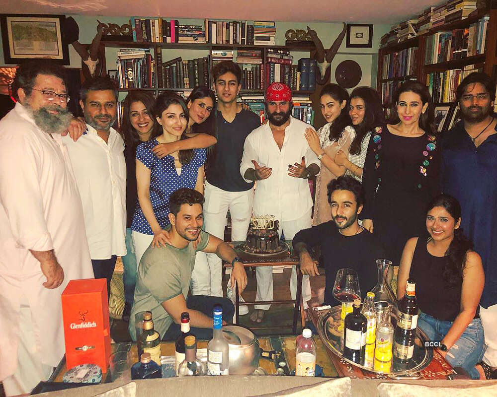 Saif Ali Khan's birthday party pictures