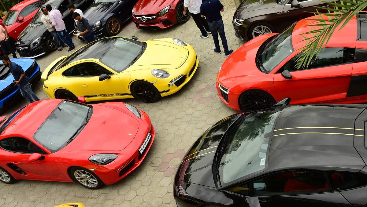 Citys Petrolheads Organise Supercar Rally To Celebrate I