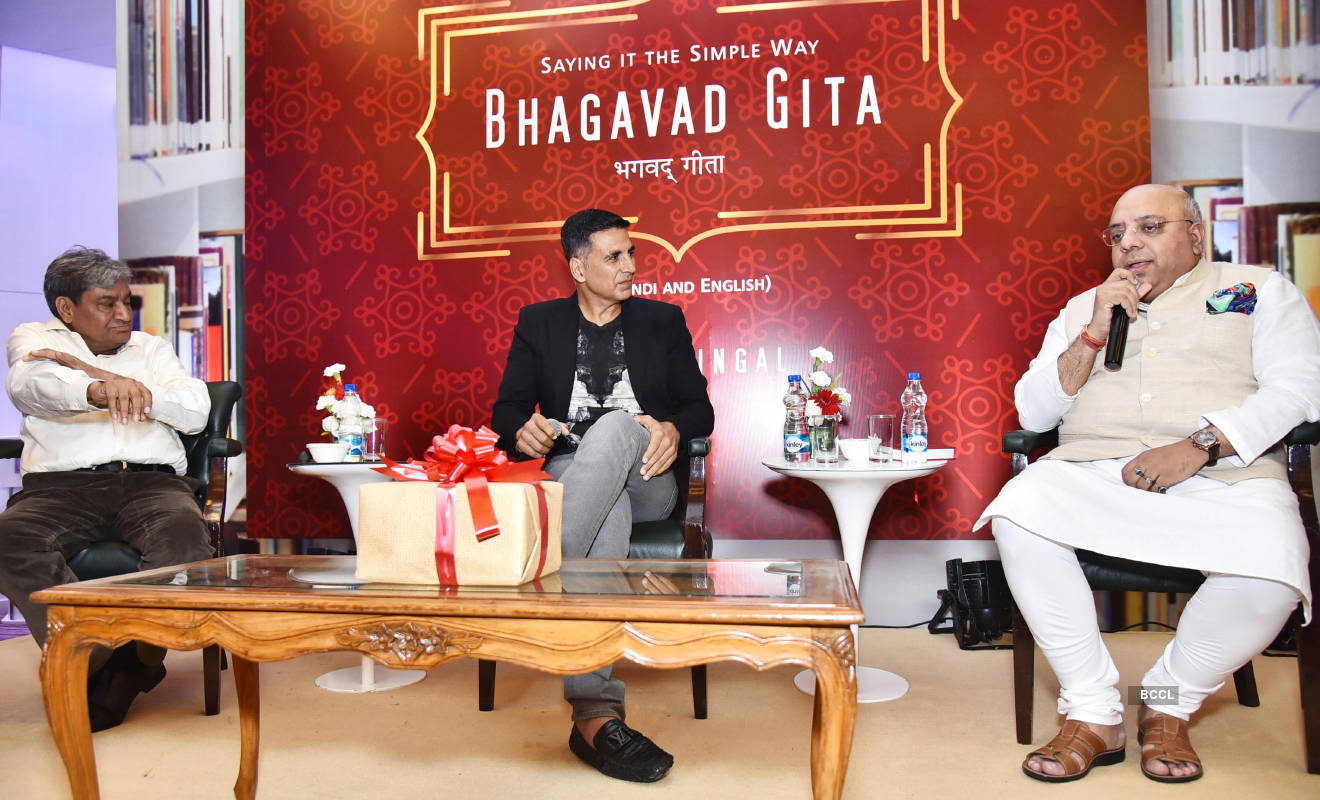 Akshay Kumar attends a book launch event