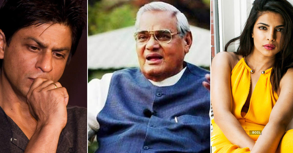 From Amitabh Bachchan to Priyanka Chopra, celebrities pay tribute to former PM Atal Bihari Vajpayee