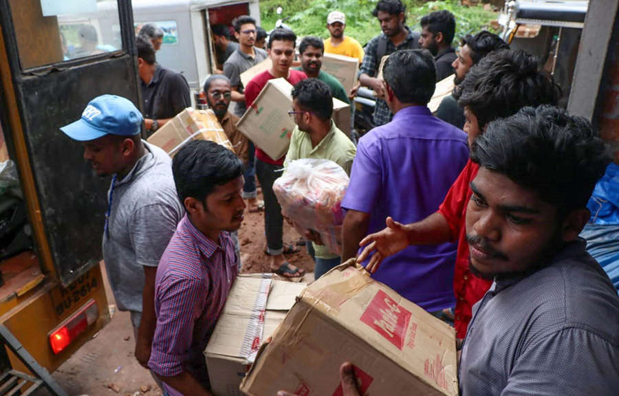 Rescue ops at full throttle in flood-hit Kerala