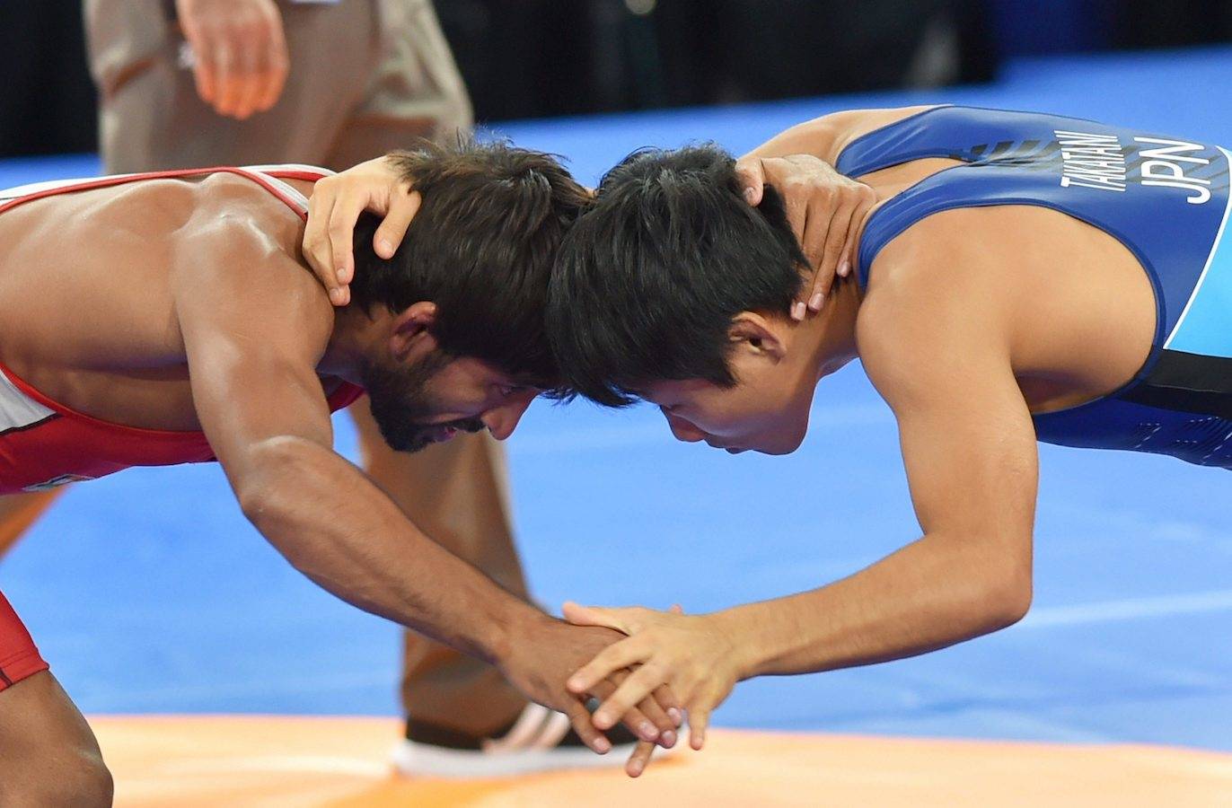 Asian Games 2018: India's Bajrang wrestles for gold ( 74kg freestyle)