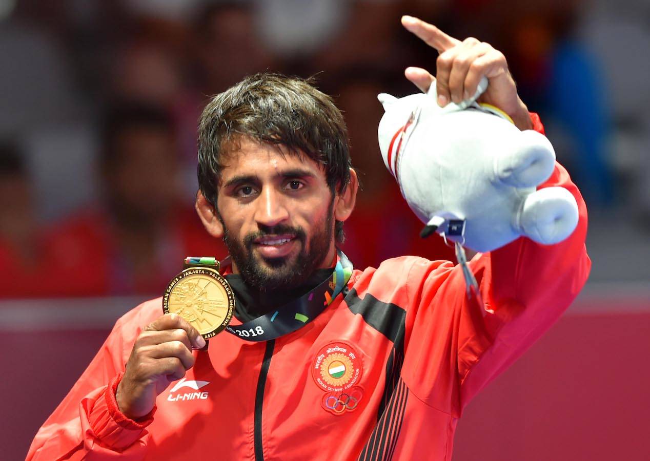 Asian Games 2018: India's Bajrang wrestles for gold ( 74kg freestyle)