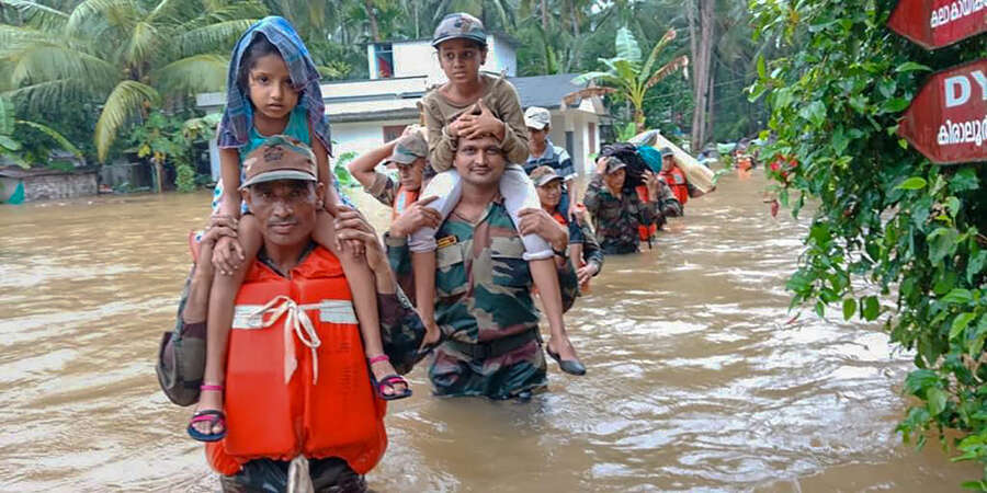 Nation extends help for Kerala flood victims