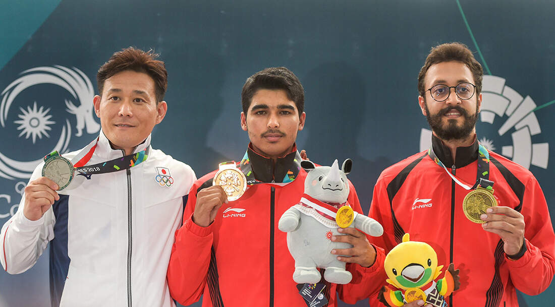 Asian Games 2018: Saurabh Choudhary, Abhishek Verma and T Matsuda