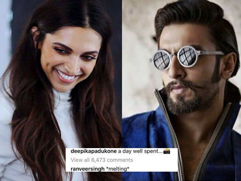 Ranveer Singh-Deepika Padukone's Instagram PDA is melting hearts