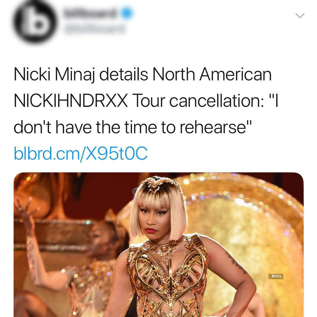 Nicki Minaj blasts a website saying, "This is one black woman they will not bully by FRAUDULENT SHAMING TACTICS"
