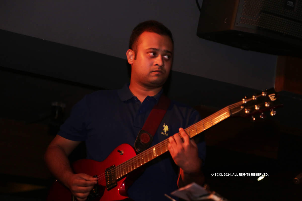 The Mel Samuel Blues Band perform at a city pub