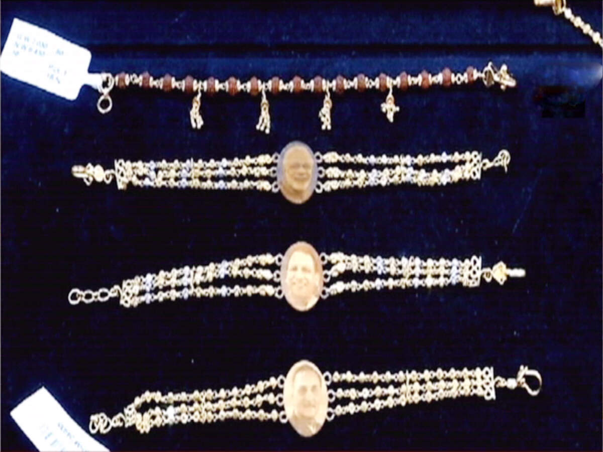 Surat jeweller sells unique gold rakhis with engravings of Narendra ...