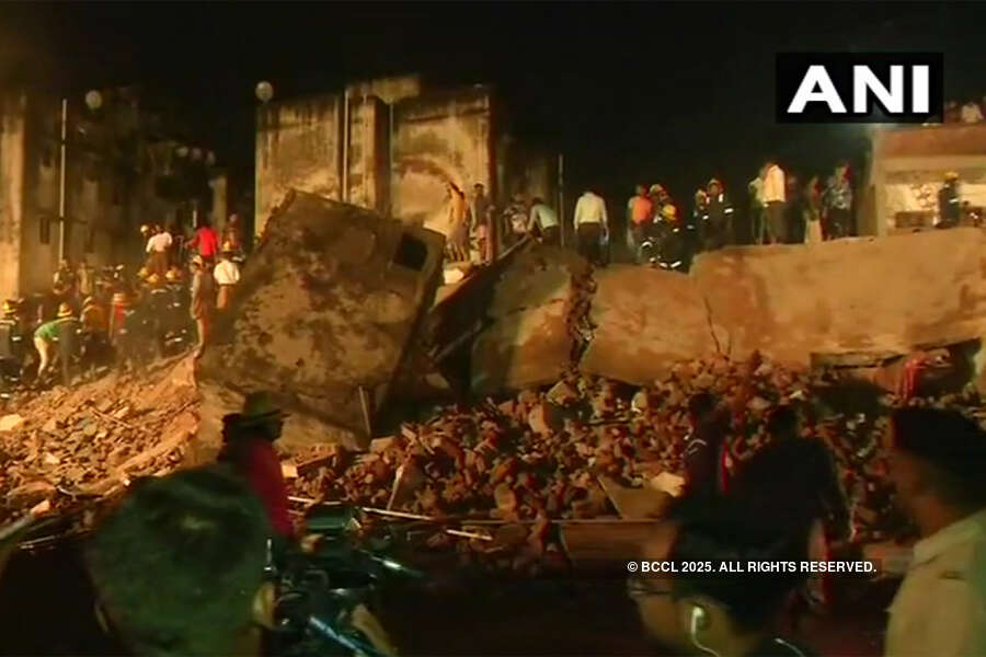 Several feared trapped after building collapses in Ahmedabad