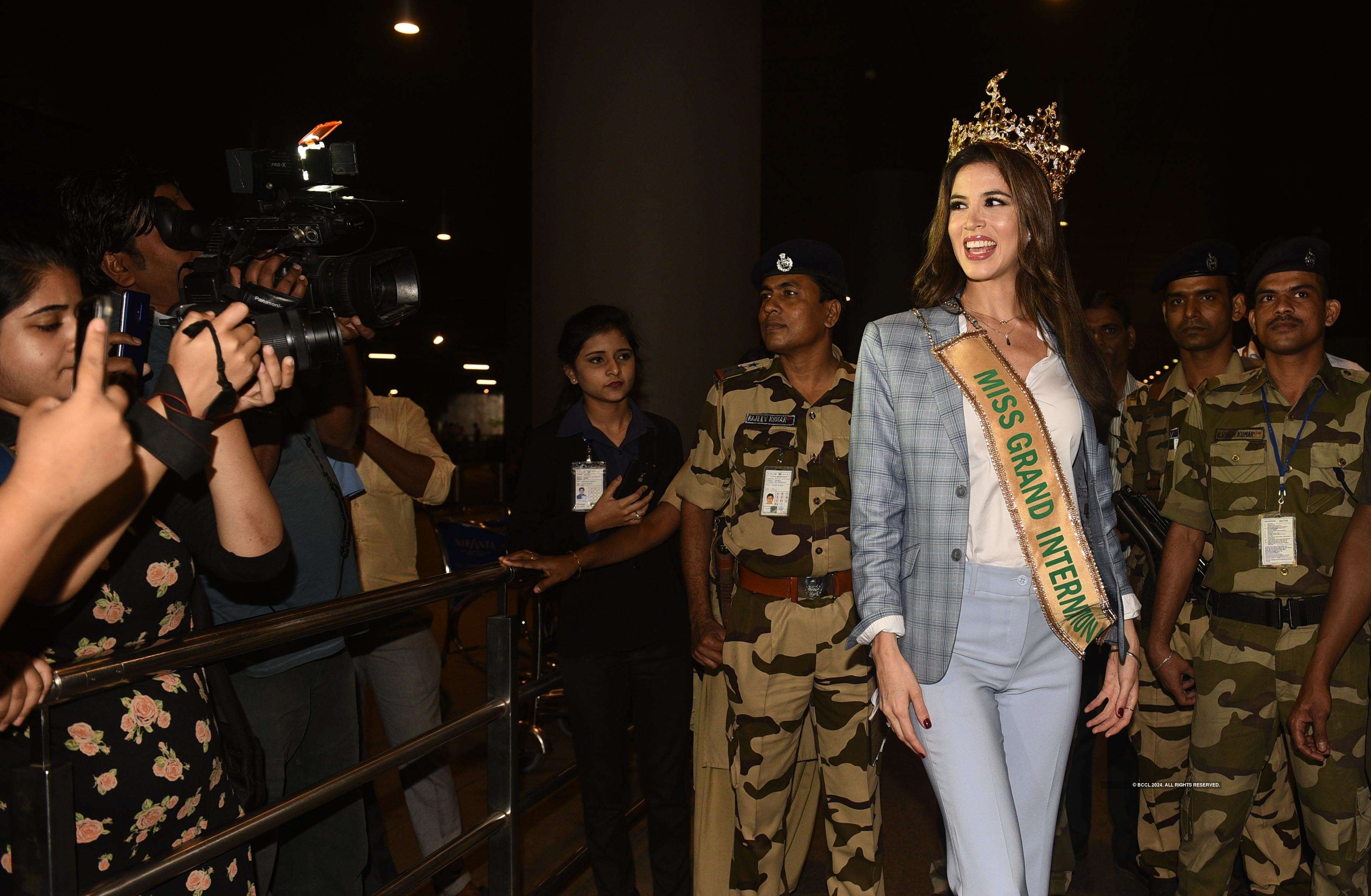 Photos of celebrities at airport