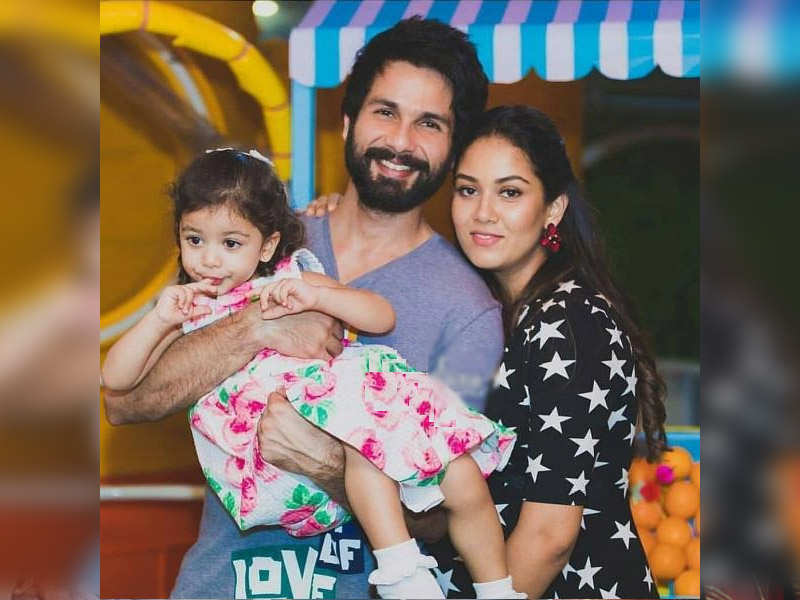 Shahid Kapoor, Mira Rajput, and daughter Misha hop in for 