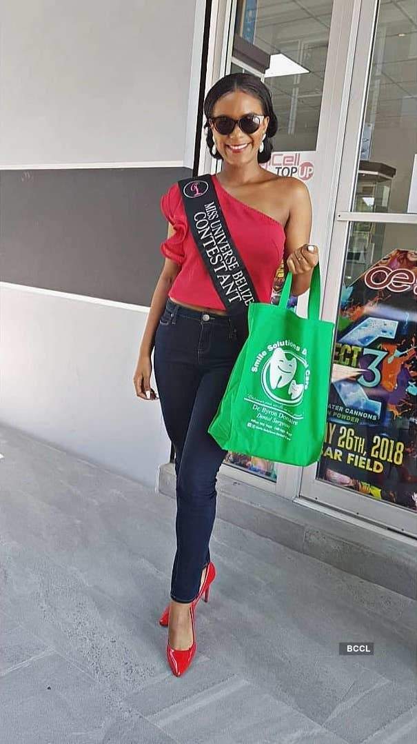 Jenelli Fraser wins Miss Universe Belize 2018