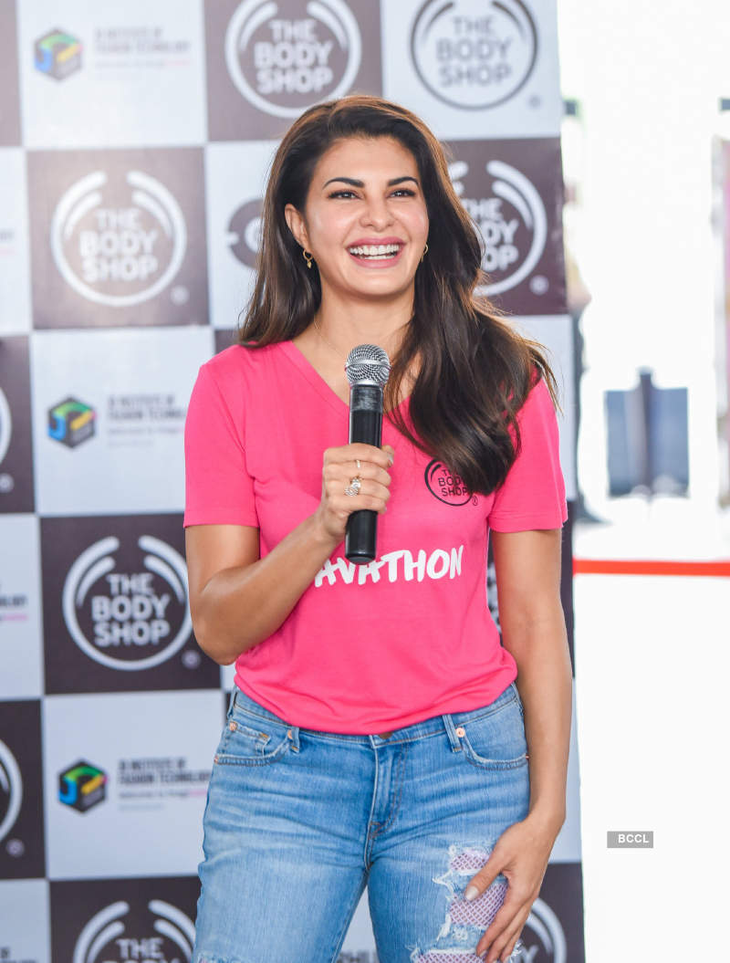 Jacqueline Fernandez launches a new range of body care