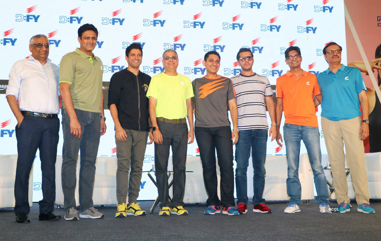 Celebs grace the launch of a sportswear brand