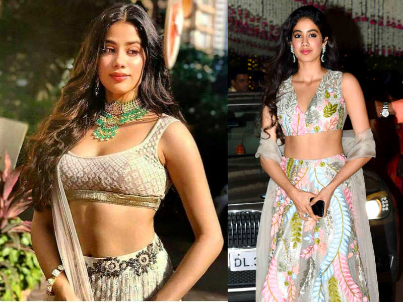 Five lehenga styles to steal from Janhvi Kapoor | The Times of India