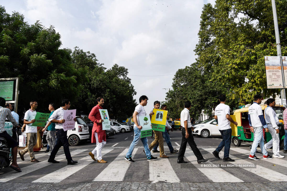 Delhiites participate in 'Save the Trees' campaign