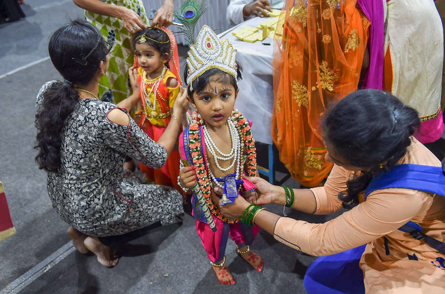 Devotees celebrate Janmashtami with fervor