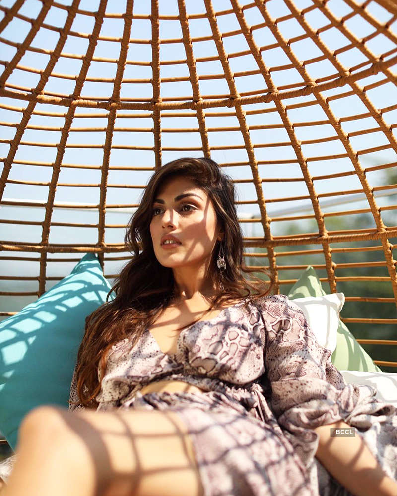 Rhea Chakraborty is turning up the heat with her captivating photoshoots