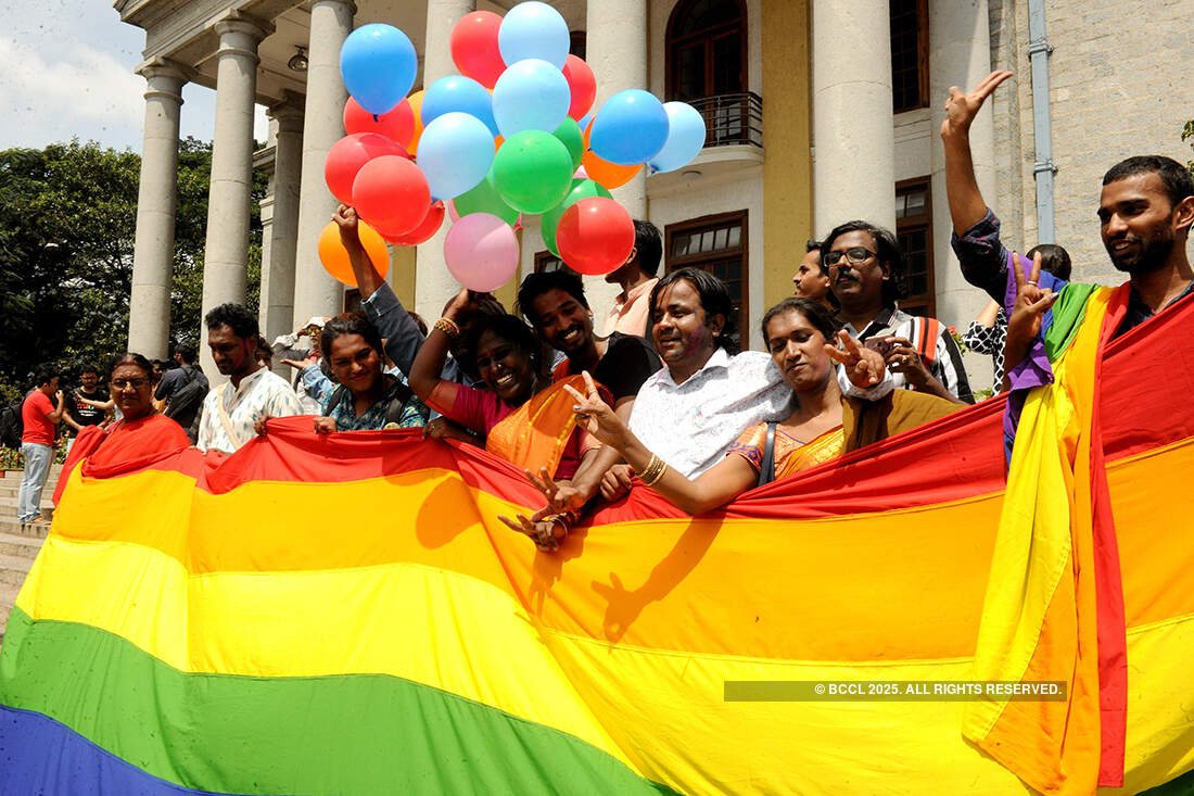 Pictures of LGBT community celebrating legalisation of gay sex in India
