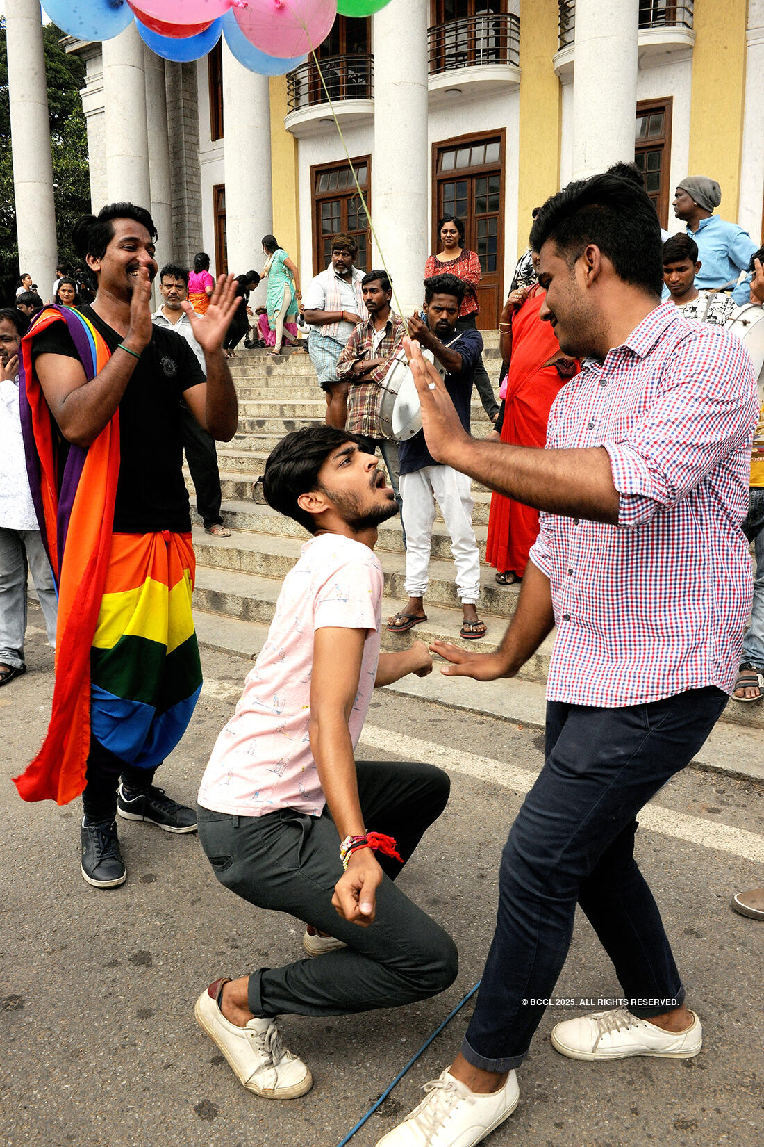 Pictures of LGBT community celebrating legalisation of gay sex in India