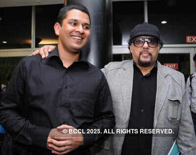 Ritesh Khokhar with Louis Banks