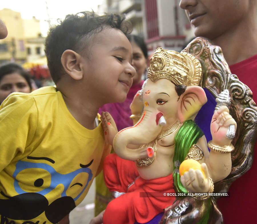 In pictures: Ganesh Chaturthi celebrations begin with fervour