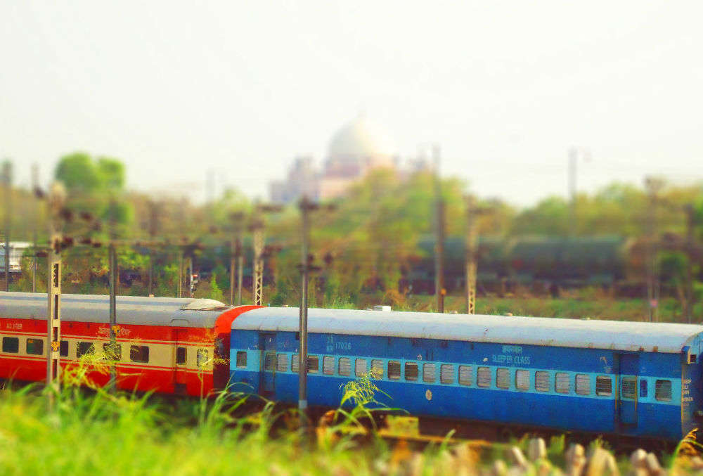 indian railways model train set