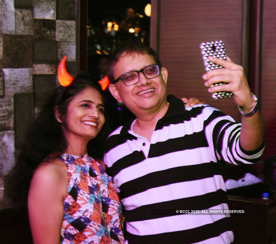 Calcuttans let their hair down at a city pub