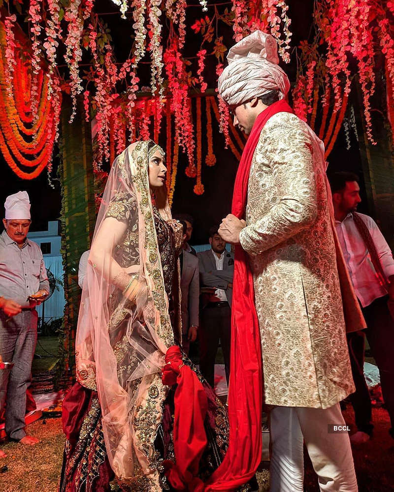 Inside pictures from Ekta Kaul and Sumeet Vyas’s wedding ceremony