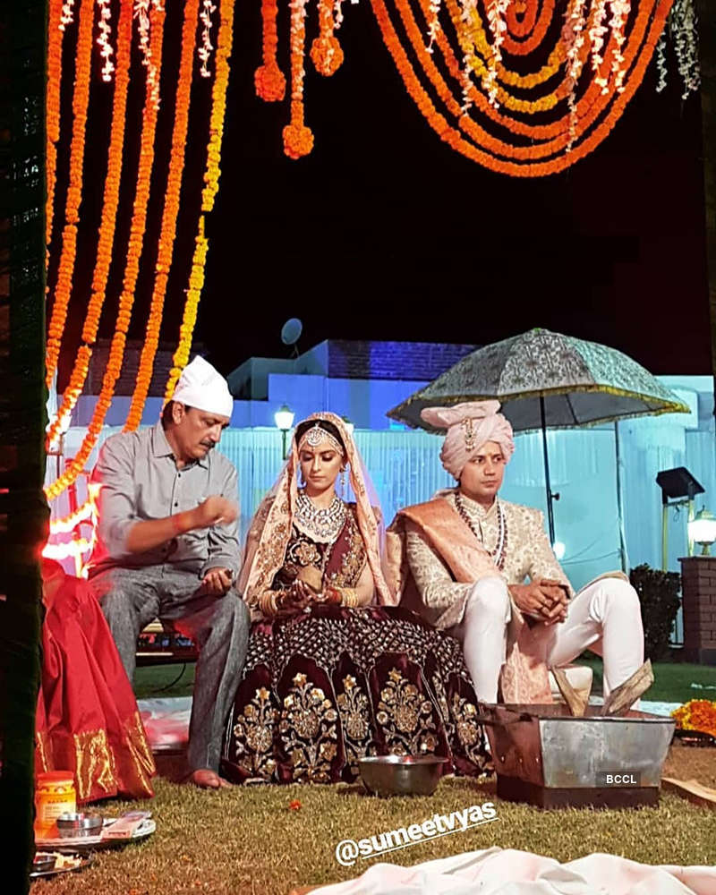 Inside pictures from Ekta Kaul and Sumeet Vyas’s wedding ceremony