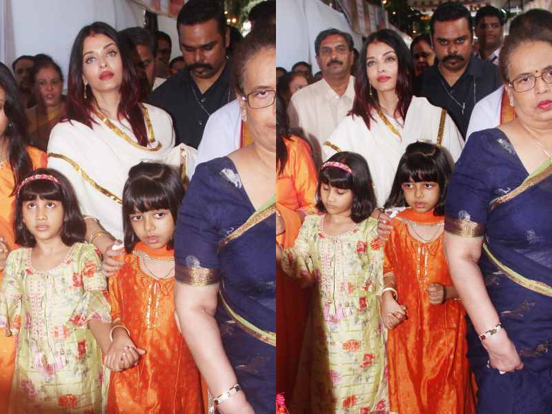 Photos: Aishwarya Rai Bachchan and daughter Aaradhya seek 