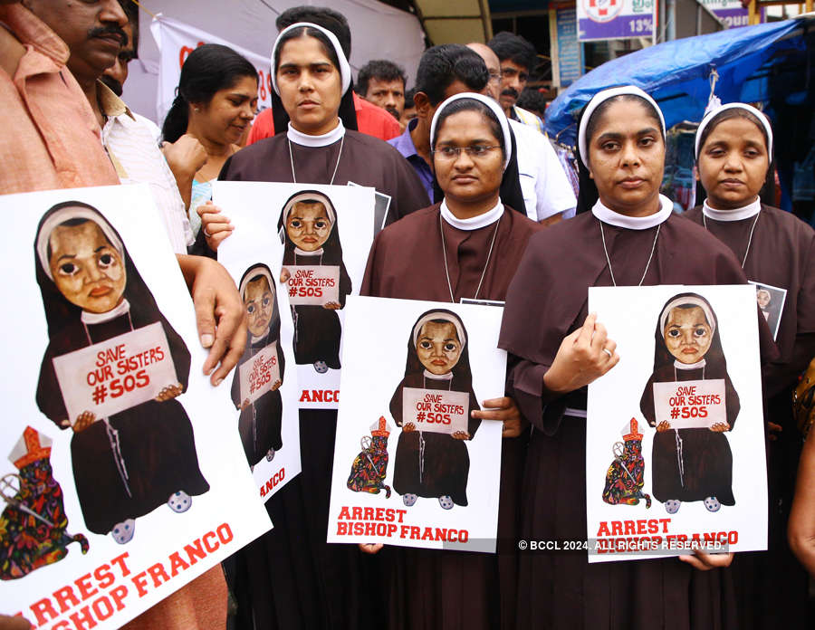 Kerala nuns continue sit-in protest over rape case