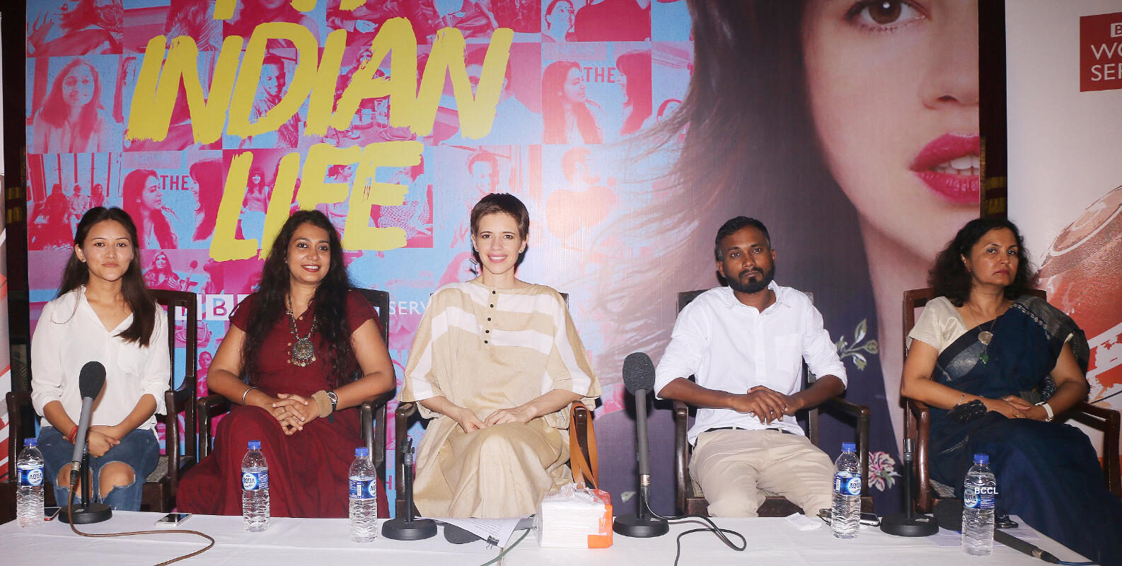 Kalki Koechlin attends a live podcast