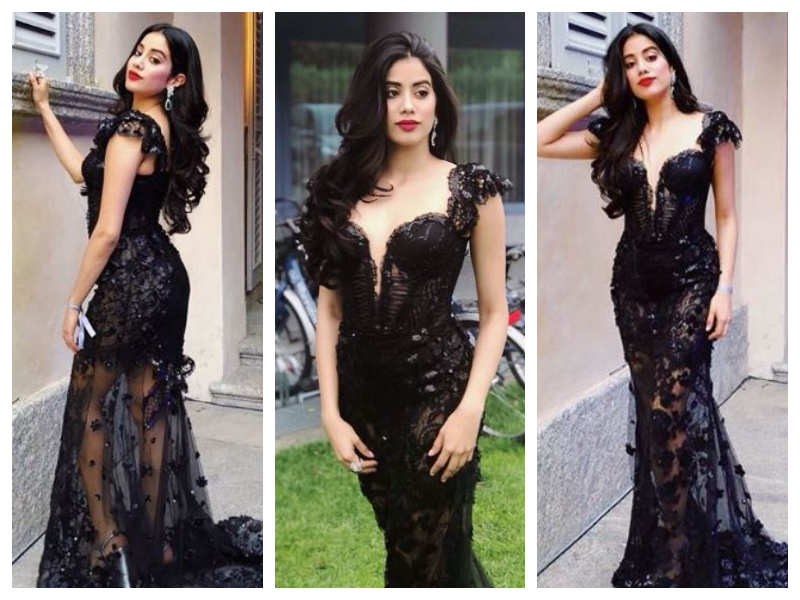 Image result for Janhvi Kapoor looks like a mermaid in her lavender coloured shimmery outfit