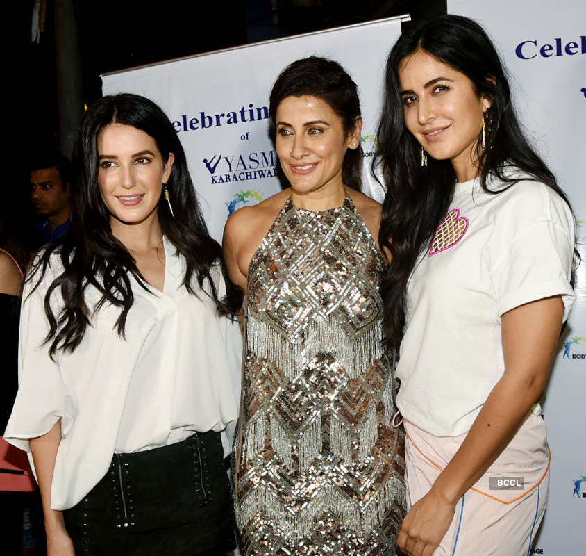 Katrina and Isabelle Kaif grace Yasmin Karachiwala's party