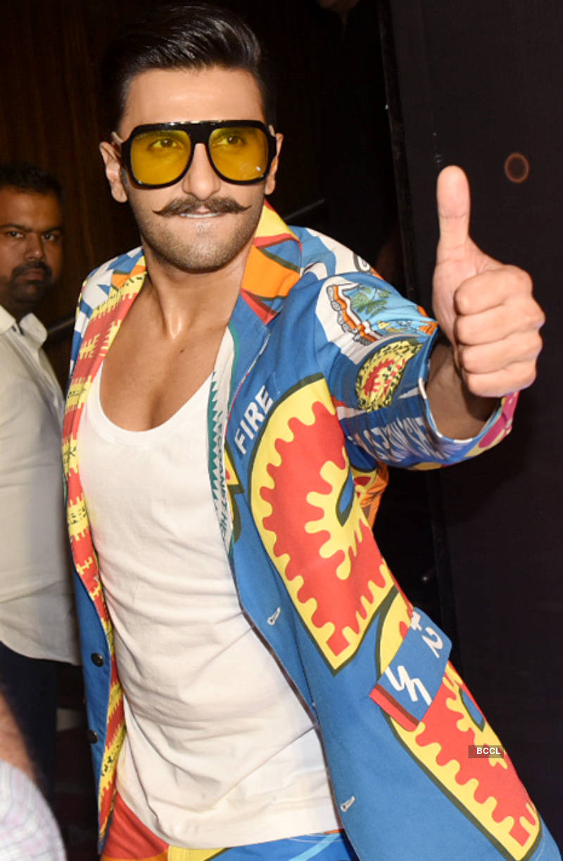 Ranveer Singh makes a unique style statement at an event