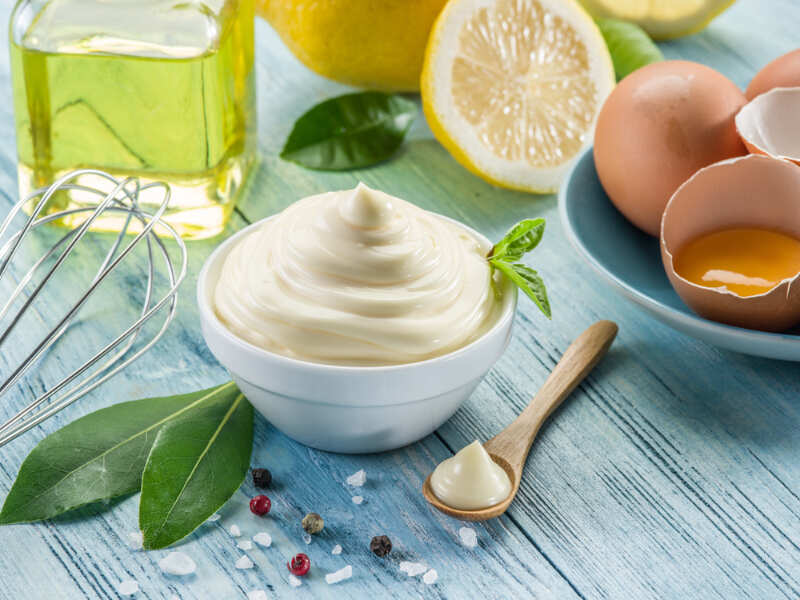 Mayonnaise mask