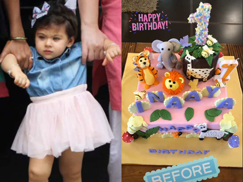Jungle Theme Special Cake For Baby Inaaya Naumi Kemmu On Her First